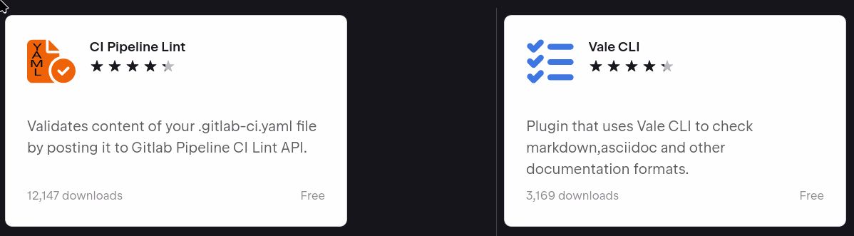 Vale CLI & CI Pipeline Lint Plugin Updates