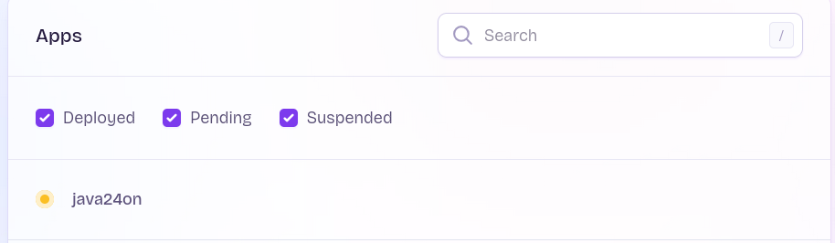 Fly app in pending state