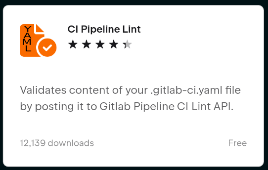 Gitlab Pipeline Lint Plugin 0.0.10 Released